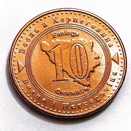 فروش سکه 10 فینیکا بوسنی و هرزگوین 2008(5004)