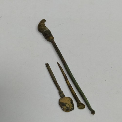 فروش سه عدد قاشق قدیمی جوهر ریز با اصالت