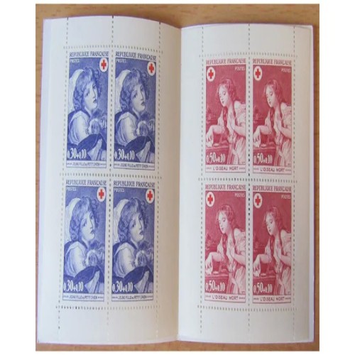 فروش تمبر کلاسیک صلیب سرخ فرانسه به صورت بوکلت