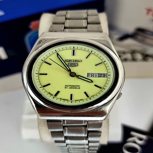 فروش ساعت سیکو پنج اتوماتیک ساخت ژاپن با شبنما