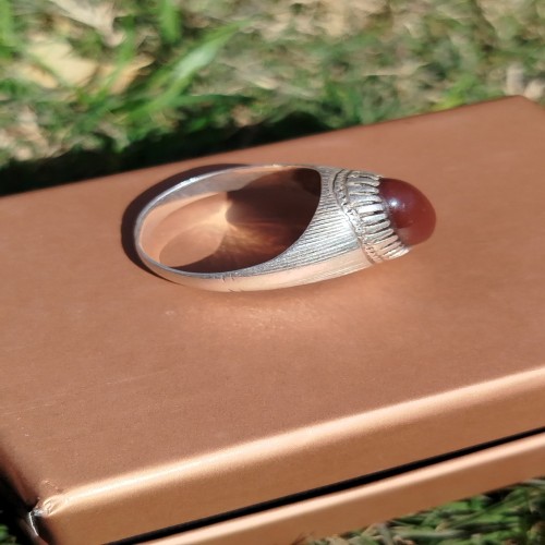 فروش انگشتر نقره عقیق زیبا و خاص