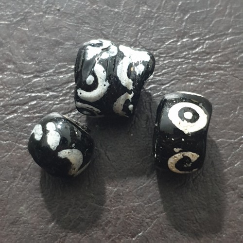 مجموعه 3 مهره نقشدار زیبا و کلکسیونی برای کلکسیونرها