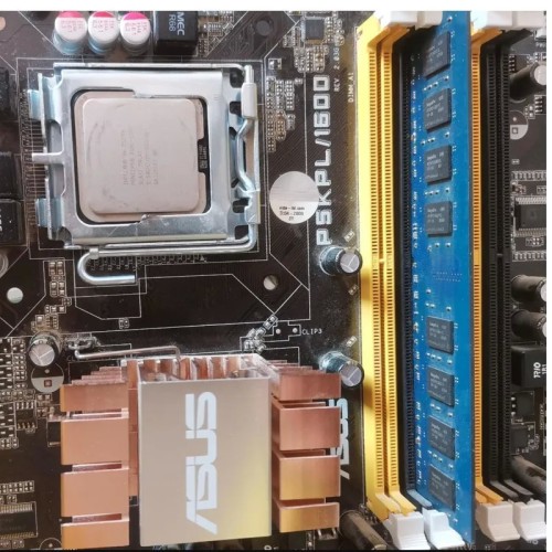فروش مادربرد ASUS P5KPL/1600 با رم و پردازنده مناسب