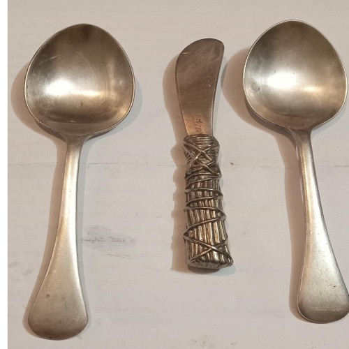 فروش قاشق وکارد قدیمی نقره و استیل با ضمانت