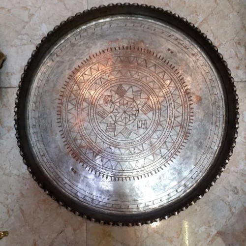 فروش مجمع مسی 50 سانت مهردار دستساز دوره پهلوی