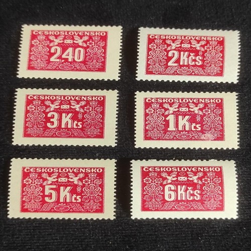 فروش سری پستی چکسلواکی قدیم بی باطل با قیمت مناسب