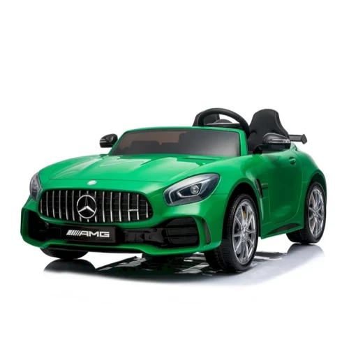 ماشین شارژی مرسدس بنز AMG GTR سبز مات - کودکانه