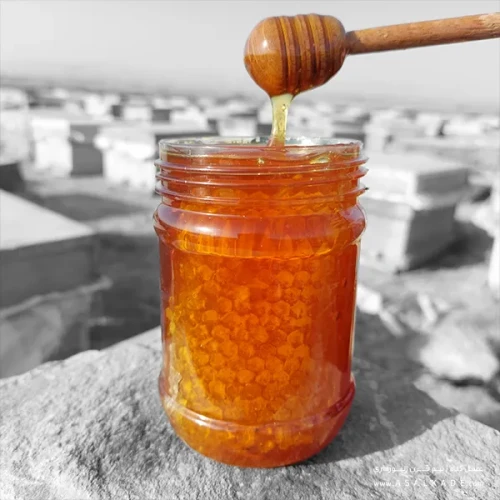 عسل گون موم دار ارگانیک با خواص دارویی بی‌نظیر