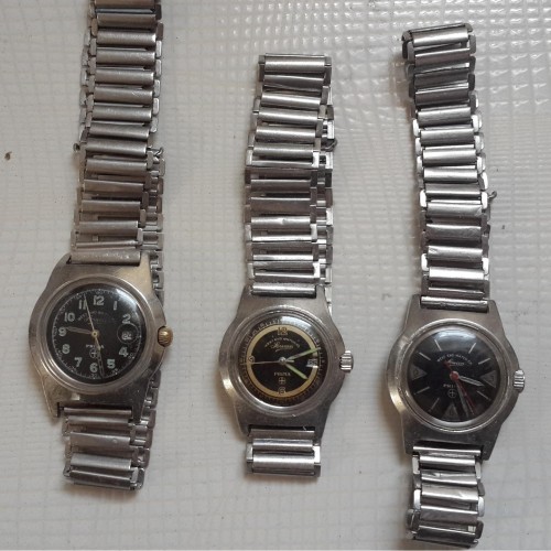 فروش 3 عدد ساعت مچی کوکی قدیمی و خاص