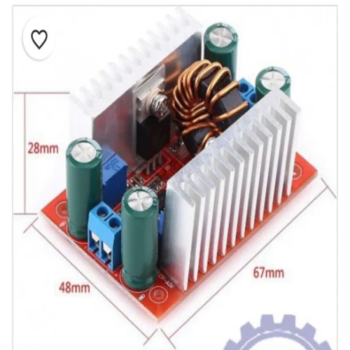 ماژول افزاینده ولتاژ 12آمپر 400 وات قابل تنظیم