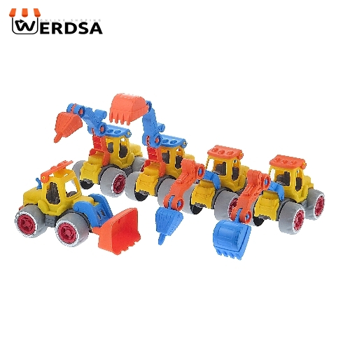 ست راه سازی هالیمو(لودر - پیکور - بیل -غلطک) 30 عدد