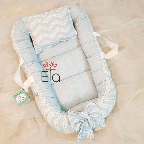 ست 2 تکه قلب آبی elaart مدل 8059 با طراحی خاص