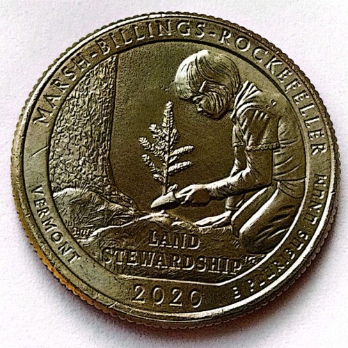 خرید سکه 25 سنت ورمونت آمریکا 2020 | فروشگاه سکه