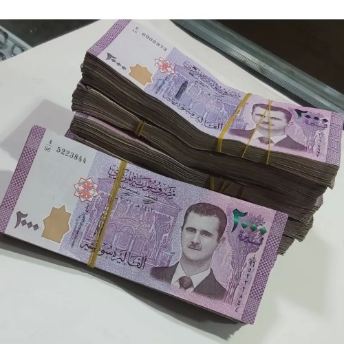 فروش 100 برگ اسکناس 2000 لیر سوریه با شماره سریال متفرقه