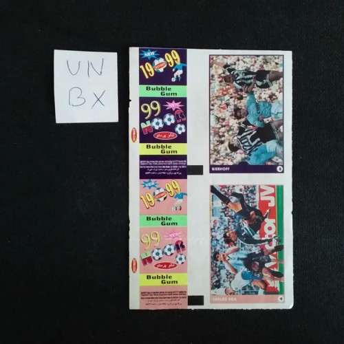 فروش بلوک عکس آدامس فوتبالی 1999 پرستو آنکات