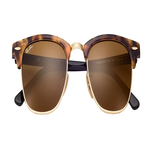 عینک آفتابی RayBan 3016 51 Clubmaster Fleck Brown