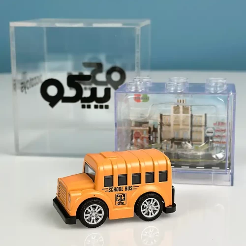 ماشین فلزی عقب کش اتوبوس نارنجی مدل P/836H019