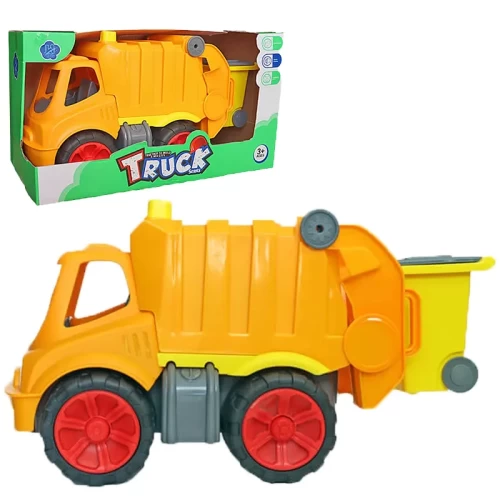 ماشین اسباب بازی حمل زباله نارنجی کد P/K110/A
