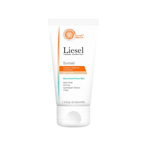 کرم ضد آفتاب SPF50 لایسل مناسب پوست چرب و آکنه