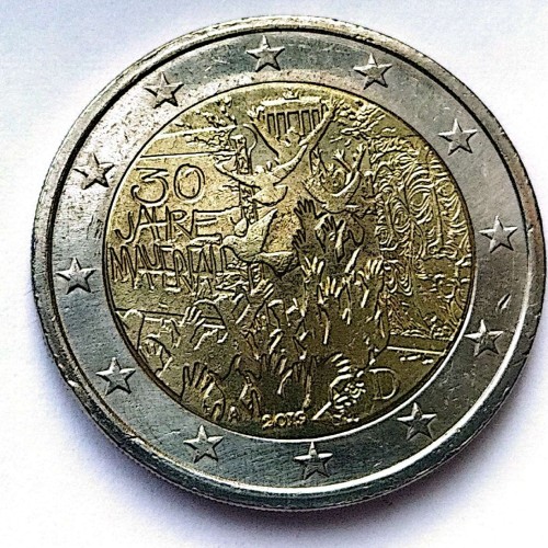 فروش سکه 2 یورو فروپاشی دیوار برلین آلمان 2019