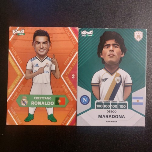 کارت کیمدی پرایم رونالدو و مارادونا رئال مادرید