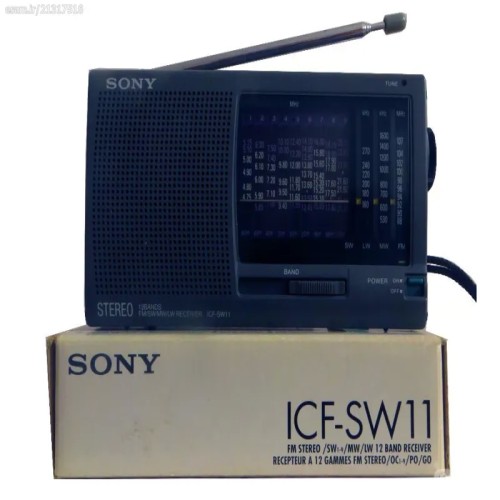 فروش رادیو 12 موج سونی مدل SONY ICF SW11 H با قیمت مناسب