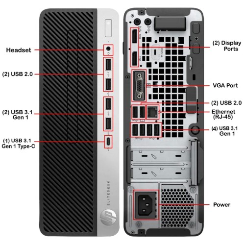 فروش مینی کیس استوک HP EliteDesk 705 G4 با پردازنده A10