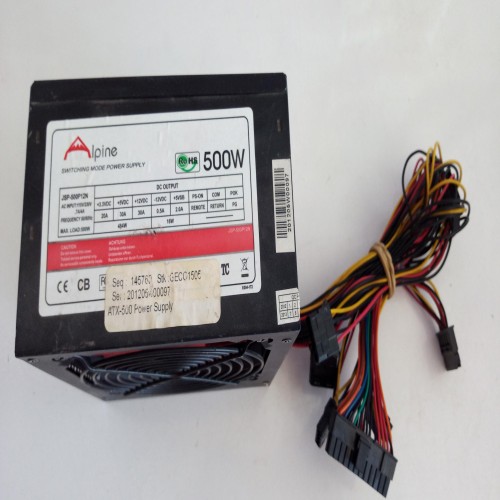 پاور ALPINE ATX 500W سالم و دست دوم مناسب