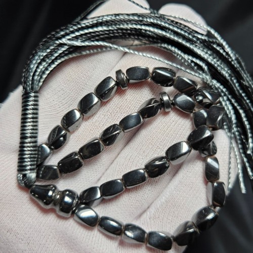 خرید تسبیح 33 دانه سنگ حدید معدنی با بهترین قیمت