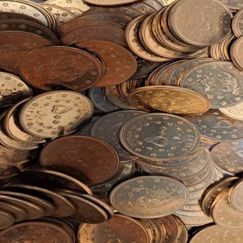 فروش 70 عدد سکه 500 ریالی سیمرغ 1386 | قیمت مناسب