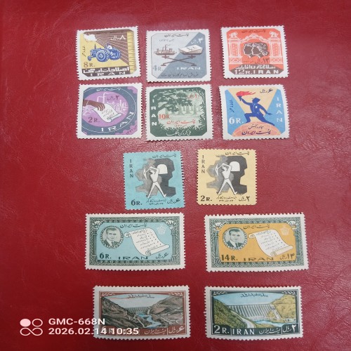 تمبرهای کمیاب پهلوی با کیفیت عالی و قیمت مناسب