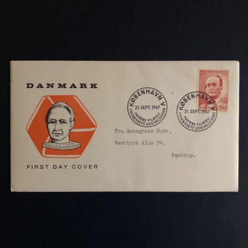 فروش پاکت مهر روز دانمارک 1967 Hans Christian Sonne