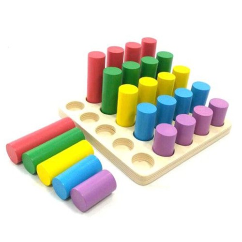اسباب بازی چوبی مونته سوری استوانه اندازه گیری کد 6603