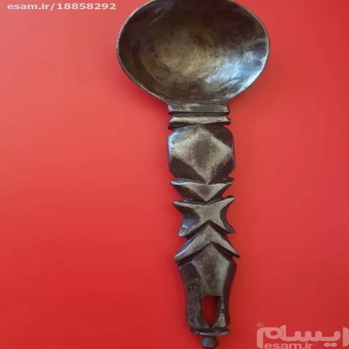 فروش قاشق فولاد هندوانه خوری سوهان کاری شده