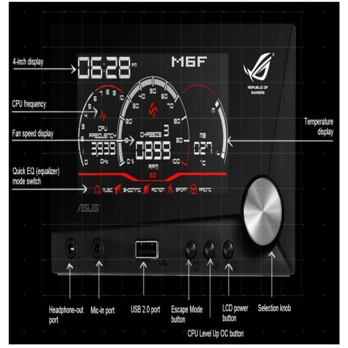 فروش پنلROG Front Base Dual Bay Gaming برای z97 87