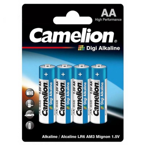 باتری قلمی Camelion Digi Alkaline LR6BP4DG - قدرت و دوام