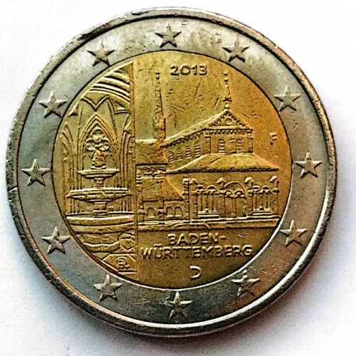 فروش سکه 2 یورو بادن وورتمبرگ آلمان 2013 - اصل و تمیز