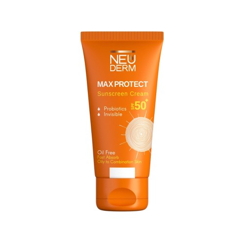 ضد آفتاب فاقد چربی SPF50 نئودرم مناسب پوست مختلط و چرب