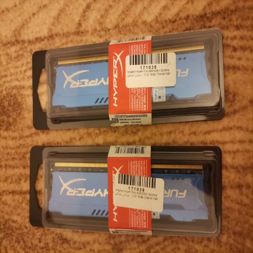 فروش رم کامپیوتر کینگستون HyperX Fury DDR3 8GB