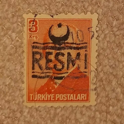 فروش تمبر کمیاب ترکیه 1955 اصل کد474 با ارزش