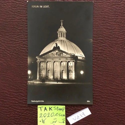 فروش فوتو کارت پستال نایاب برلین در شب المان