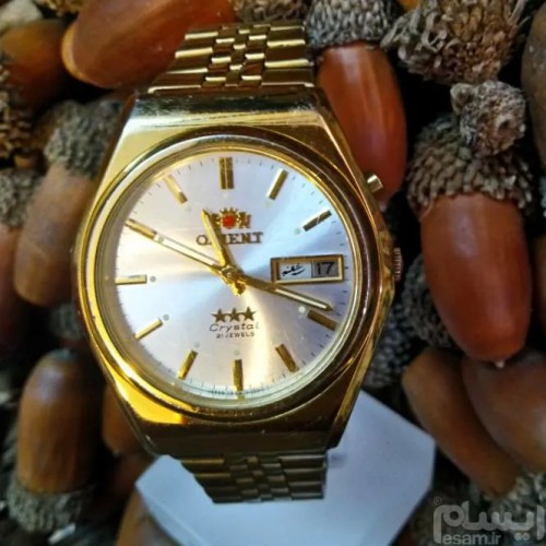 خرید ساعت اورینت اتوماتیک فابریک وردسا با رنگ طلایی
