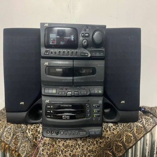 فروش ضبط و باند JVC سالم و در حد نو با آنتن رادیو
