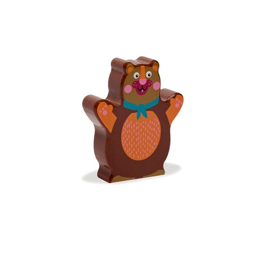 جغجغه چوبی خرس Oops Easy Sound Bear مدل