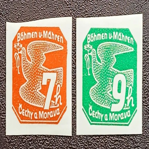 فروش تمبر بوهم و موراویا مهر نخورده بدون دندانه