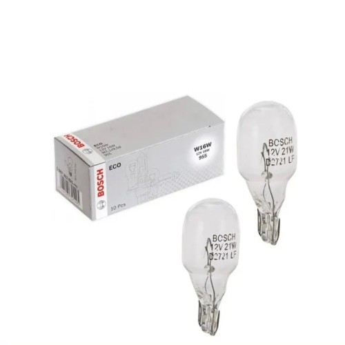 فروش لامپ خودرو بوش آریایی متوسط مدل W16W بسته 2 عددی