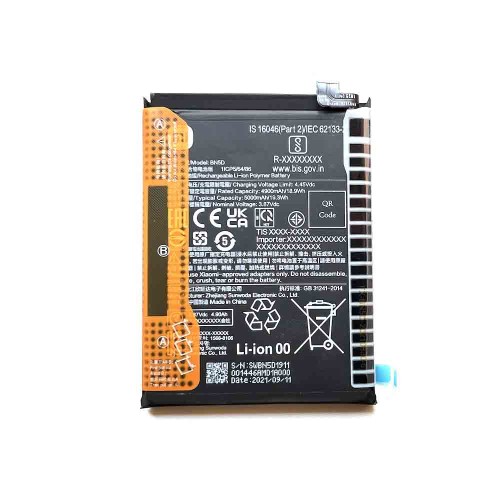 باتری اصلی شیائومی Note 11s مدل BN5D – ظرفیت 5000mAh با شارژ سریع 33 وات
