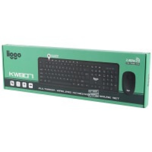 کیبورد و ماوس بی سیم لیگو KW807 با طراحی ارگونومیک
