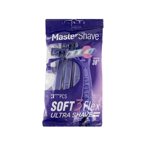 خودتراش سه لبه مستر شیو مدل 3 Soft بسته 3 عددی