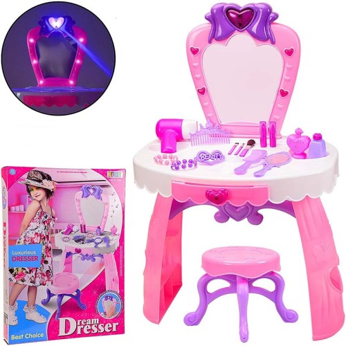 میز آرایش کودک موزیکال کد 8300 با طراحی جذاب